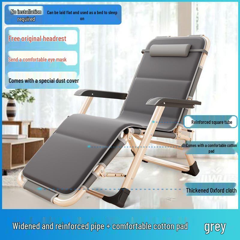 Folding Multi-functional Recliner Chair for Office, Beach, Home: Perfect for Nap and Lounge