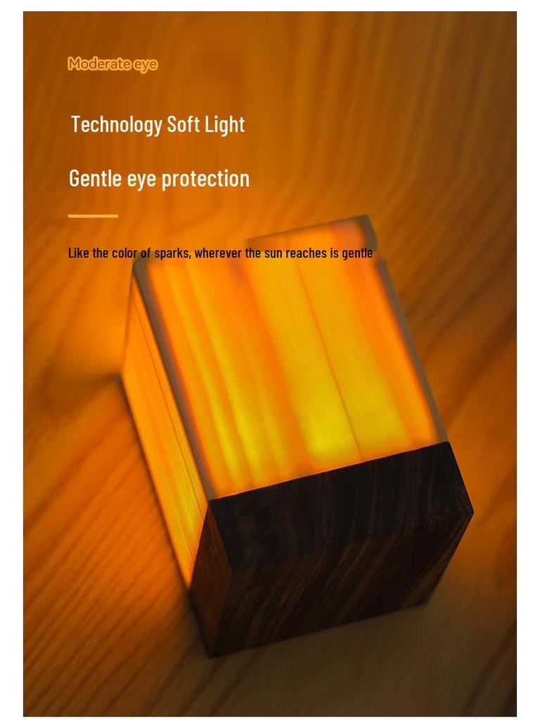 Gift Night Light: Cafe Atmosphere Lamp for Bedroom, Study, Outdoor Camping, and Picnic