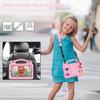 10.1-Inch Tablet EVA Drop Protection Case with Support Handle and Shoulder Strap Pink for ONN 10.1 4nd Gen 2024