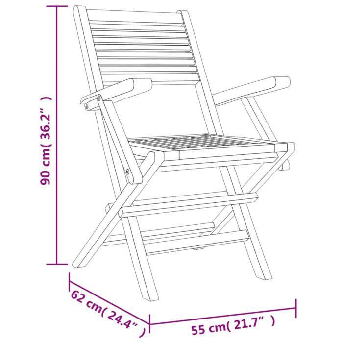 VidaXL Ensemble à Dîner de Jardin 5 pcs, Ensemble à Manger avec Table et Chaise, Ensemble de Salon, Meubles de Terrasse, 3155023