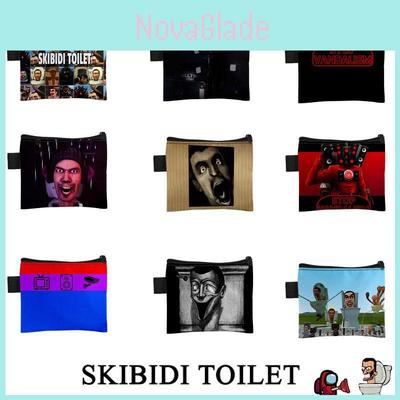 3d Cross-border Game New Product Skibidi Toilet Cute Student Card Wallet Coin Purse Small Bag