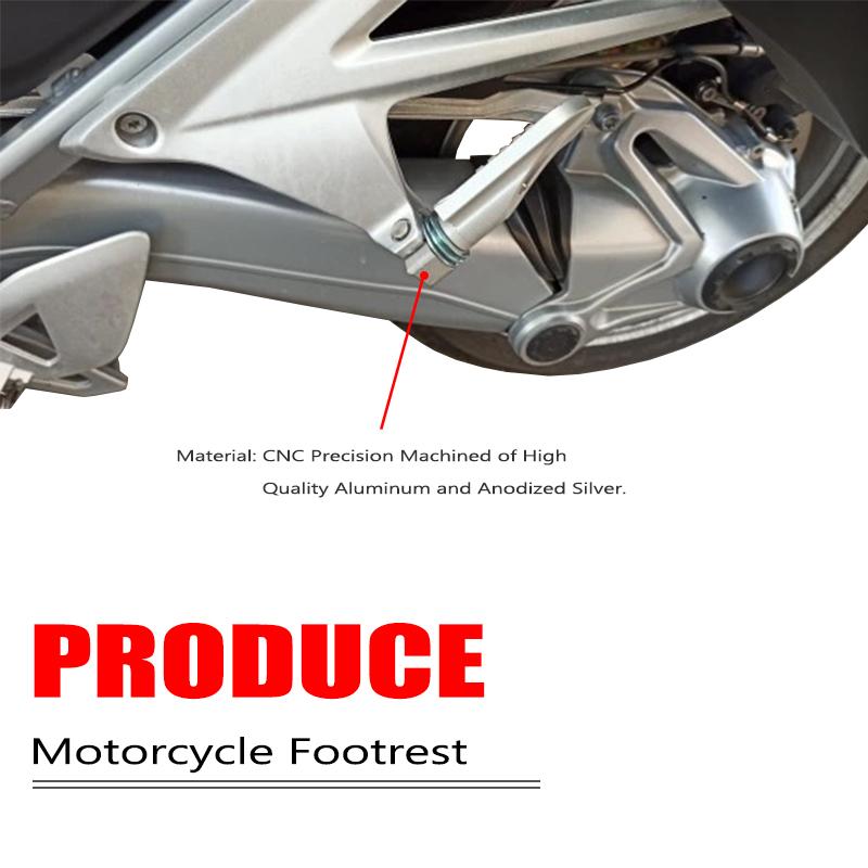 F750GS F850GS Adjustable Front&Rear Footrest Rotatable Passenger Foot Pegs Rest For BMW F 750GS F850 GS ADV Adventure