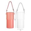 600ml Insulated Cup 316 ceramic Straw Thermal Bottle New Vacuum Cup
