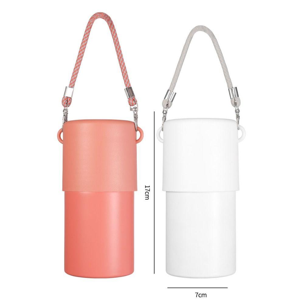 600ml Insulated Cup 316 ceramic Straw Thermal Bottle New Vacuum Cup