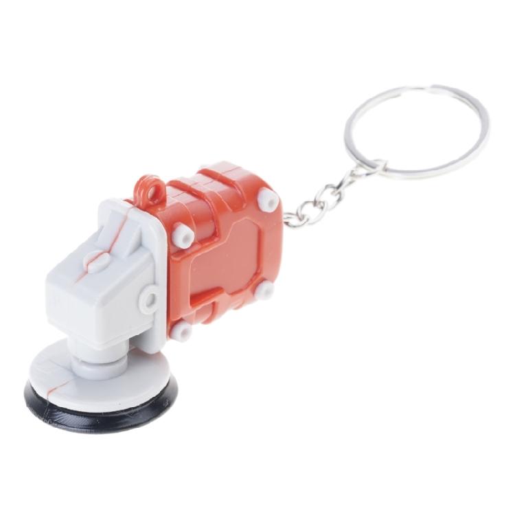 Practical Mini Grinding Machine Keychain Plastic Keyring Double Purpose Solution for Small Tasks Daily Enhancement