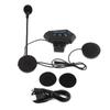 1 Par de Fones de Ouvido Alto-falantes BT para Capacete de Moto Suporte para Chamadas Handsfree