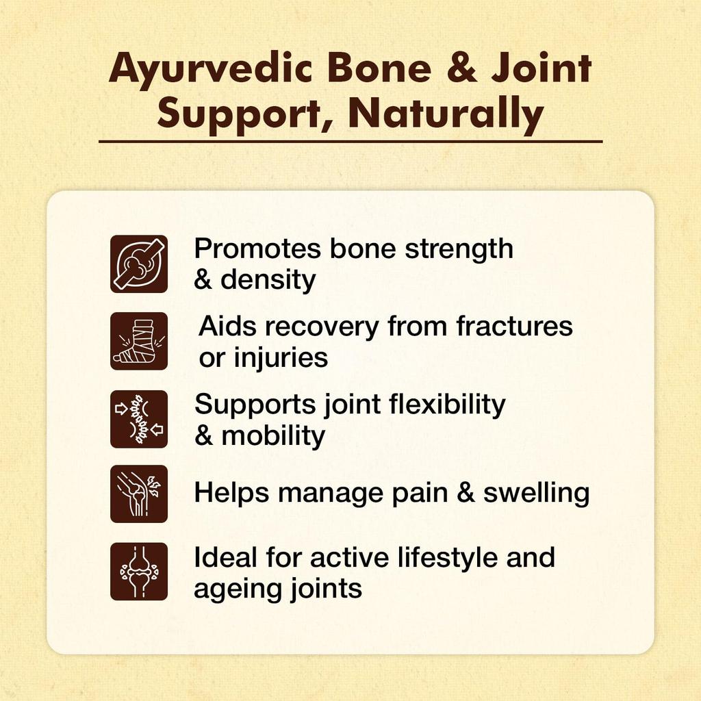 Baidyanath Ayurved Hadjod Herbal Tablets 250 Mg 60 Tabs X Pack Of 2 Natural Ayurvedic Wellness Daily Support Pro
