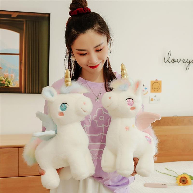 New Angel Unicorn Doll Cross-border Pegasus Plush Toy Girl Heart Ragdoll Gift