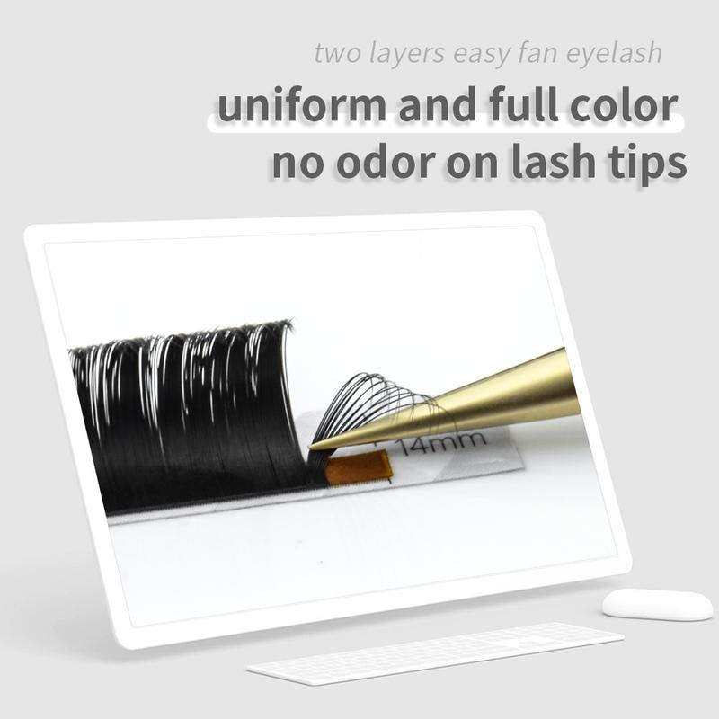 NAGARAKU Fast Shipping Easy Fan Auto Eyelash Extension Supplies Handing Making Fast Bloom Flowering Pre-bonded Lashes Volume