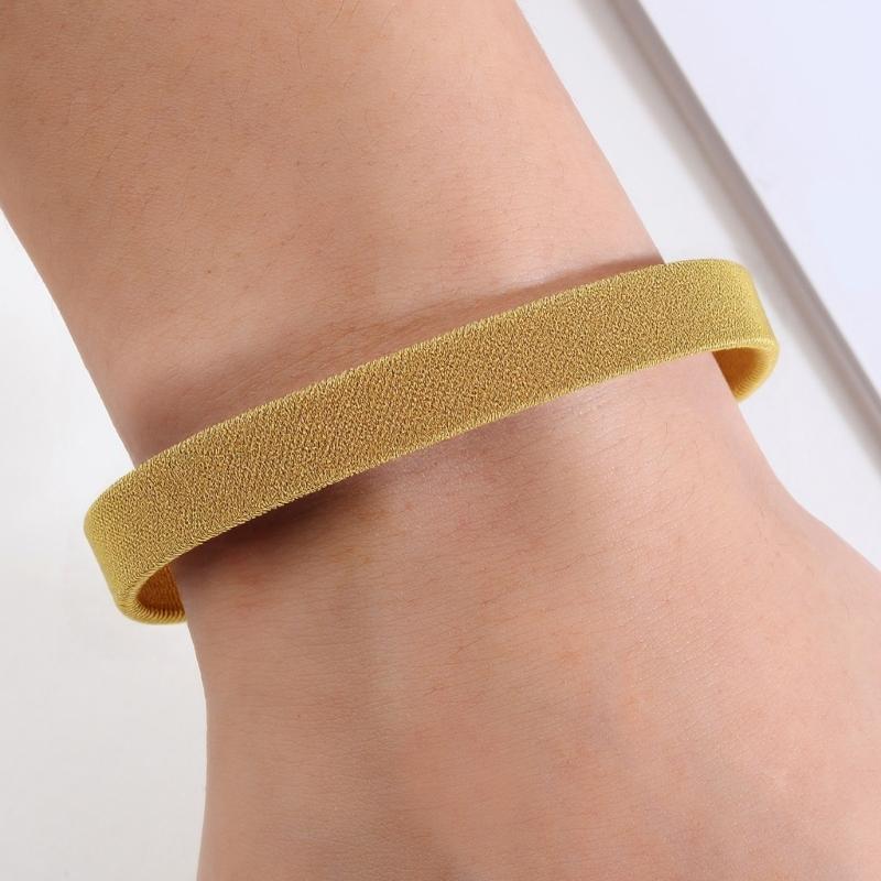 Edelstahl C-förmiges Netz Offenes Armreif Armband Modeschmuck Geschenk Unisex C-förmiger Armreif für Damen Herren