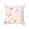 Valentine's Day Romantic Paris Tower Hot Air Balloon Pillow Case Home Sofa Cushion Pillow Case