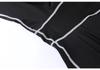 Summer Elastic Sports Compression Pants with Pockets