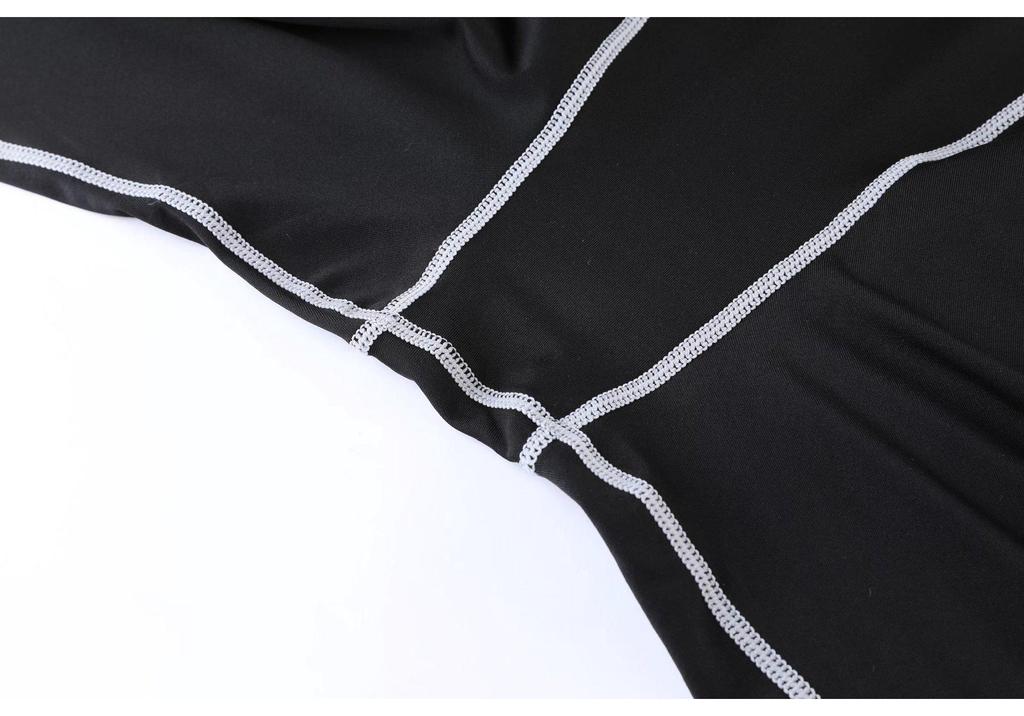 Summer Elastic Sports Compression Pants with Pockets