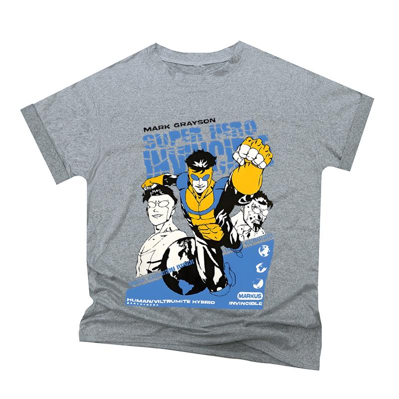 Invincible Universe Cartoon T-Shirt, Shirt Omni-Man Shirt, Graphic T Shirts, Oversized T Shirt, Men Clothing