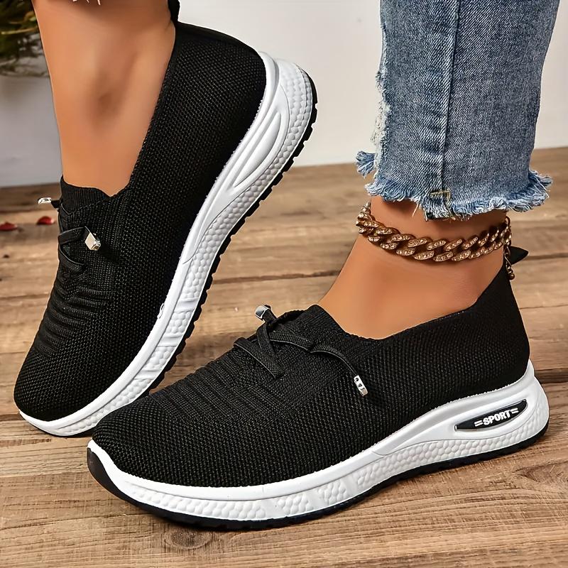 Women'S Fashion Sneakers - Lace-Up Flat Shoes, Breathable Mesh Upper, Comfortable Rubber Sole, Casual Sport Trainers, Laceup Sneakers|Breathable Mesh