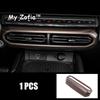 For GWM HAVAL H7 2025 2026 Car ABS Peach Wood Grain Gear Shift Box Panel Cover Case Trim Frame Stickers Decoration Accessories
