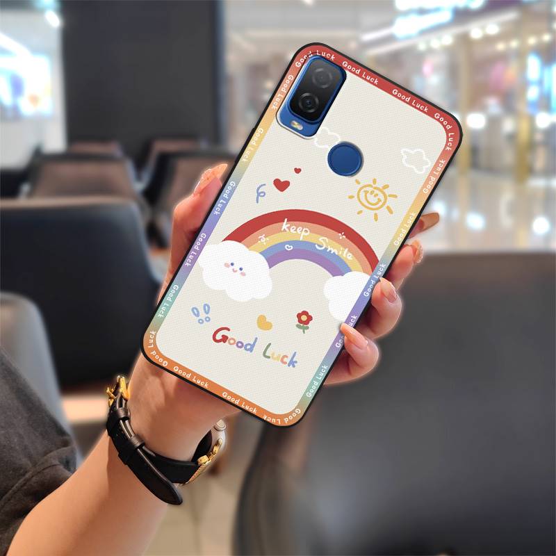 Anti-knock Fashion Design Phone Case For TCL 304 Silicone Dirt-resistant Cute Anti-dust Waterproof TPU Soft Case Cartoon