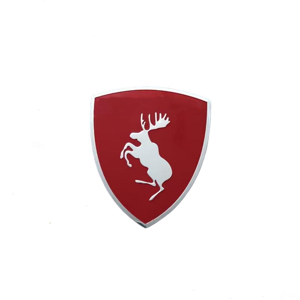 1Pc 3D Aluminum Emblem Car Side Fender Rear Trunk Body Badge Logo Sticker
