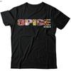 Logo Tour Gratuit Livraison UK T-shirt Noir Unisexe WSN104 T-shirt unisexe mode t-shirt coton unisexe marque t-shirt