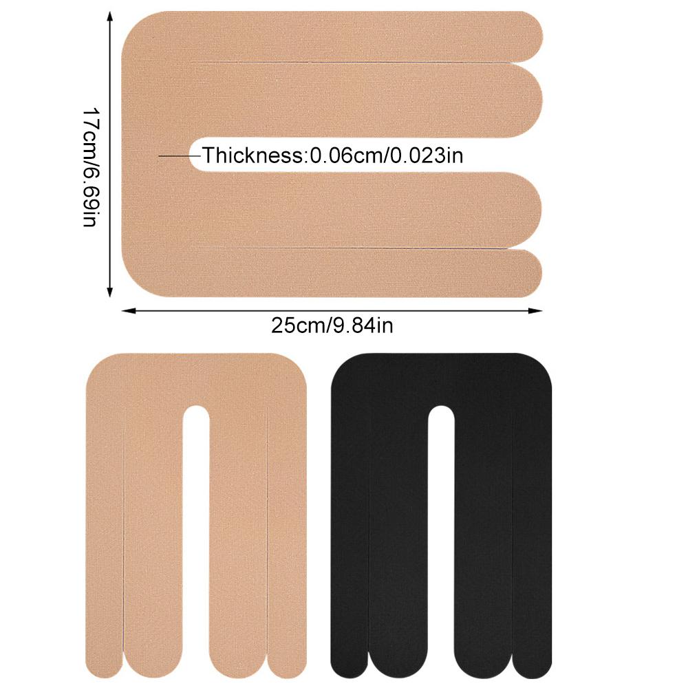 5Pcs Kinesiology Tape For Lower Back Waist Support Waterproof Breathable Latex-Free Athletic Tapes