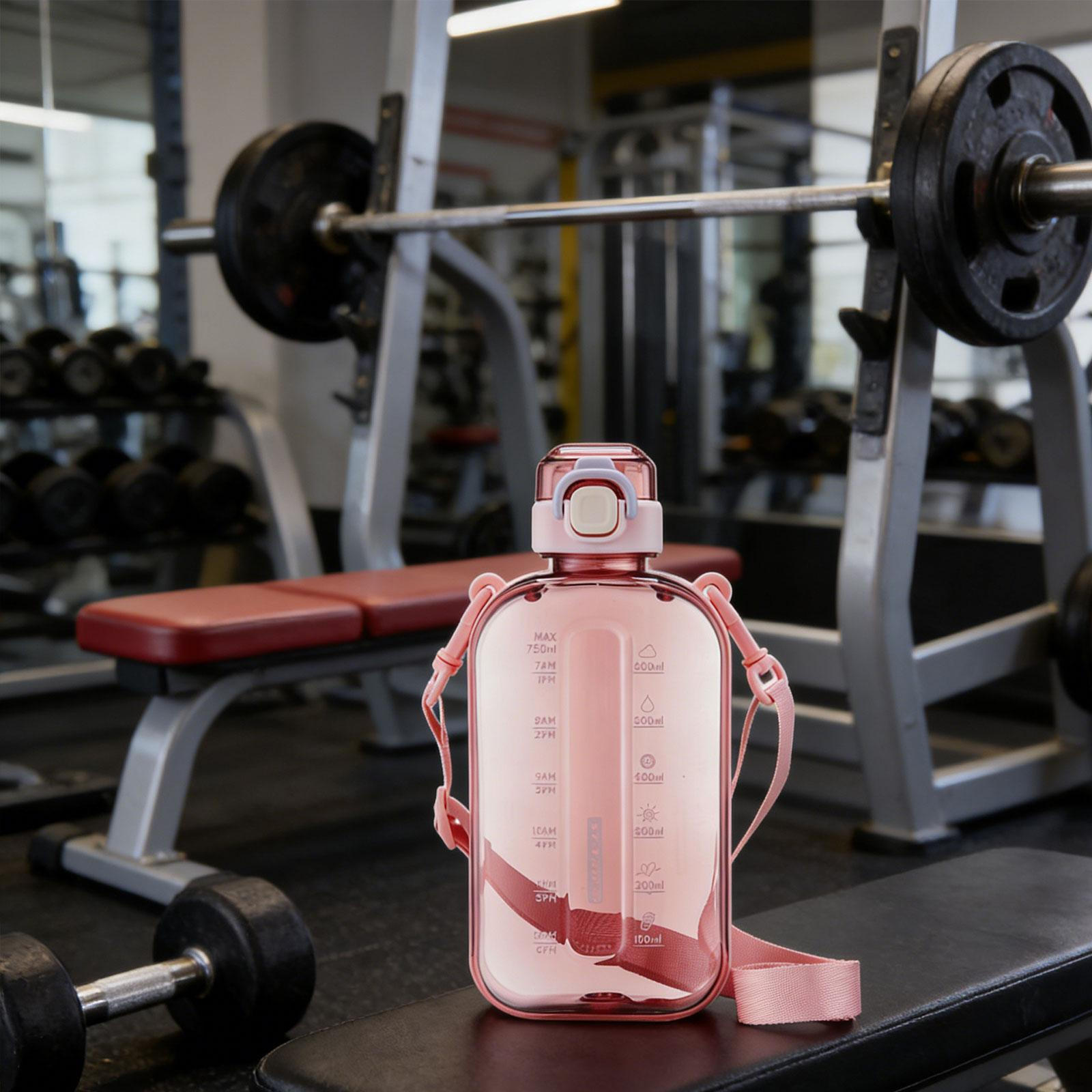 Bottle 750 Ml, Multifunctional, Stylish, Large Capacity – Ideal for Running, Picnics, Fitness And розовый