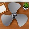 16inch 3 Leaves Plastic Fan Blade For Standing Pedestal Floor Wall / Table Cooling Fan Transparent Grey Fan Blade
