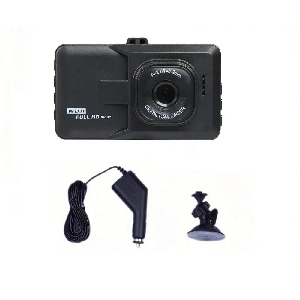 

Автомобильный видеорегистратор 1080P - Видеорегистратор Full HD с G-сенсором, 2-дюймовым экраном, ночным видением, широким углом обзора и режимом парковки 24 часа