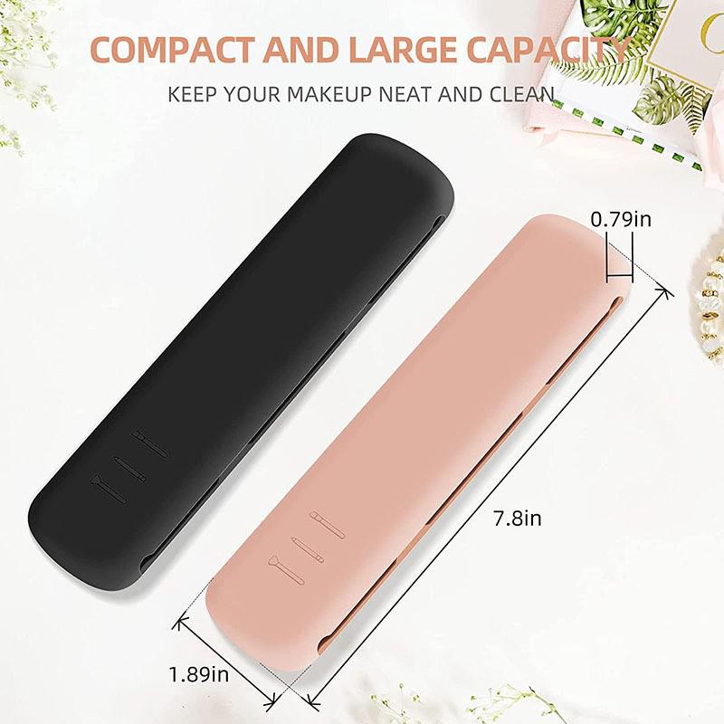 High-Value Waterproof Silicone Makeup Brush Travel Bag
