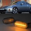 Amber Full LED Side Marker Lights, Clear Lens for Ni.ssan Z33 350Z Fairlady Z
