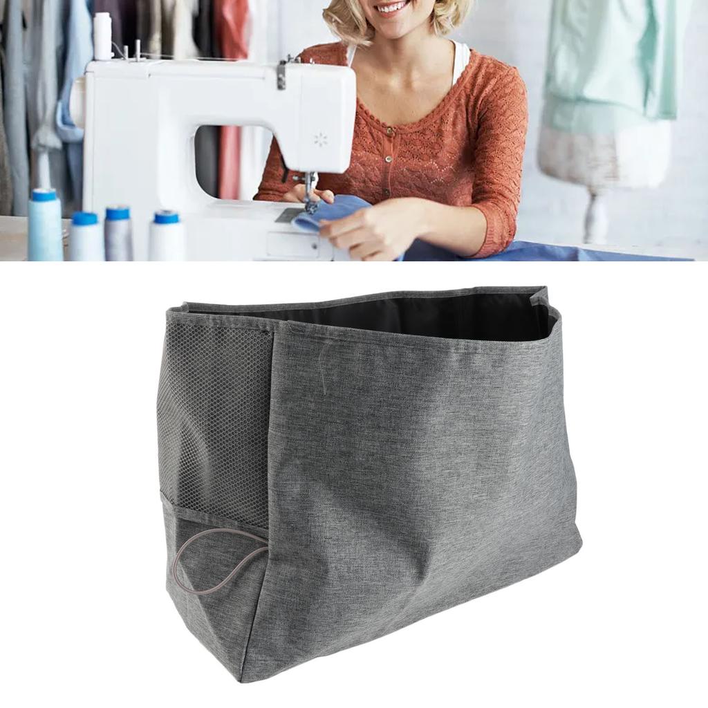 Sewing Machine Dust Cover 3 Layer Foldable Polyester Sewing Machine Protective Cover for Most Standard Sewing Machine