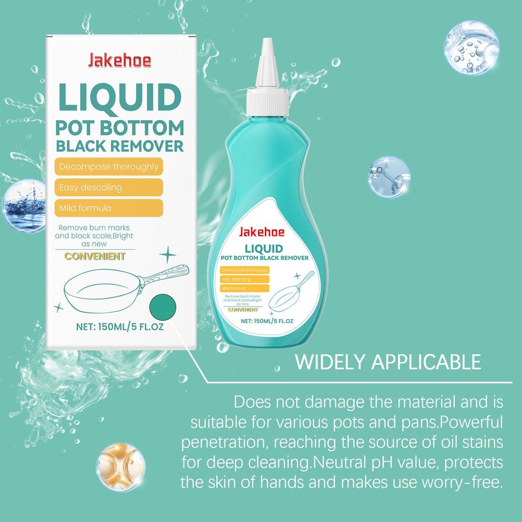 Pan Bottom Cleaner Cleaning Kitchenware Grease & Grime Cleaning & Polishing Anti-Rust Multi-Cleaning Solution