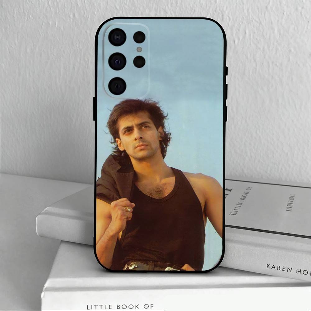 Indian Actor S-Salman K-Khan  Phone Case For Samsung S25,24,23,22,30,21,10,9,Ultra,Plus,Lite,FE,4,5 G Soft Black Case