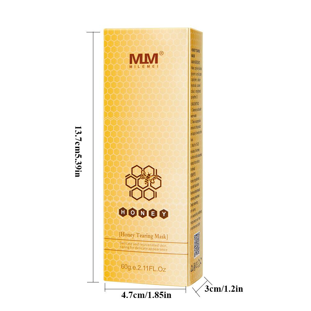 Honey Tearing Facial Mask Improves Blackheads and Fine Lines Skin Care Mask Cleanses Skin
