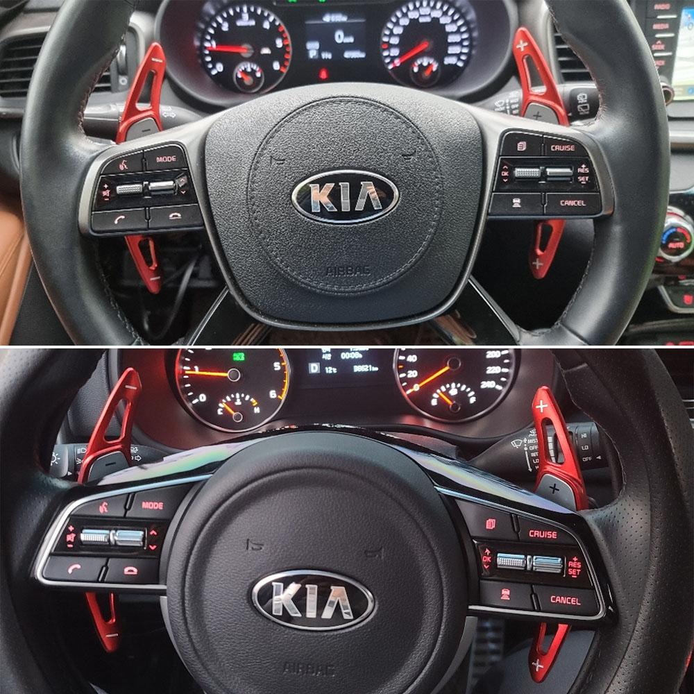 WLCT1 Do KIA K5 Optima GT JF K3 Cerato Forte Sportage ProCeed 2020 Samochód Kierownica Łopatki Zmiany Biegów Przekładnia DSG Przedłużenie Akcesoria