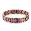 Mens Vintage Magnetic Energy Bracelet Alloy Geometric Cuff Retro Style Handmade Jewelry Daily Wear Gift