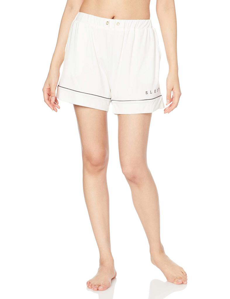 Gelato Pique Initial Logo Rayon Shorts PWCP204342 OWHT Japan Size F Women's (Free Size)
