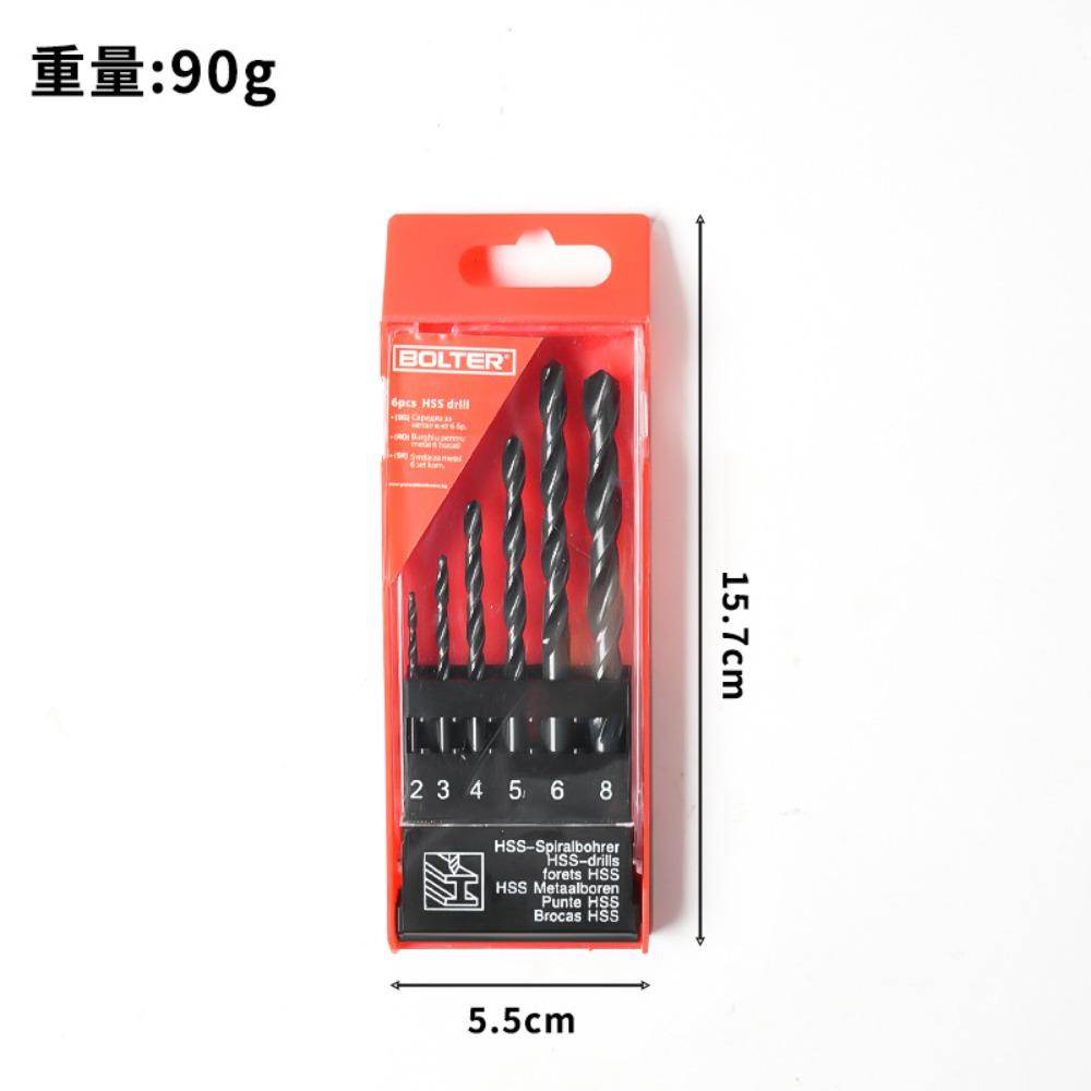 50pc Titanium Plated Fried Dough Twists Drill Set 1-3mm Small Drill Electric Drill Set DIY Woodworking Drill Bit