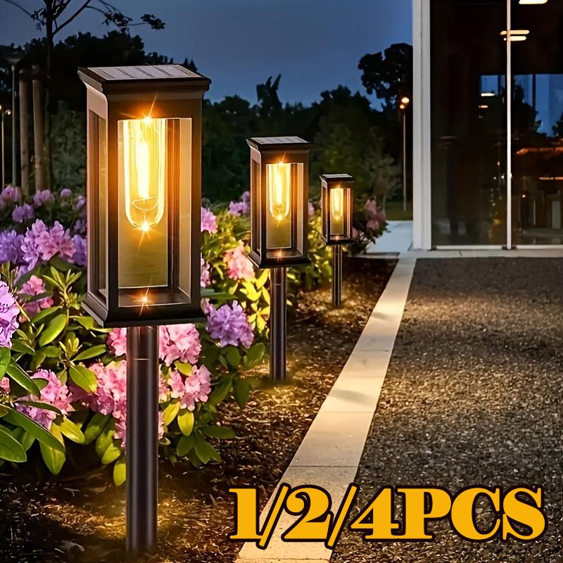 Solar Tungsten Lawn Lamp,LED Outdoor Ambient Lighting, Suitable for Courtyard, Garden, Villa, Driveway, and Festive Party Atmosphere Decoration