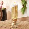 Battery Operated LED Candle Light Multi-color Gradient Swirling Glitter Simulation Candles Lights Glitter Crystal