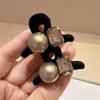 2026 Pearl Velvet Princess Small Claw Clip - High-End Style for Flyaways & Bangs