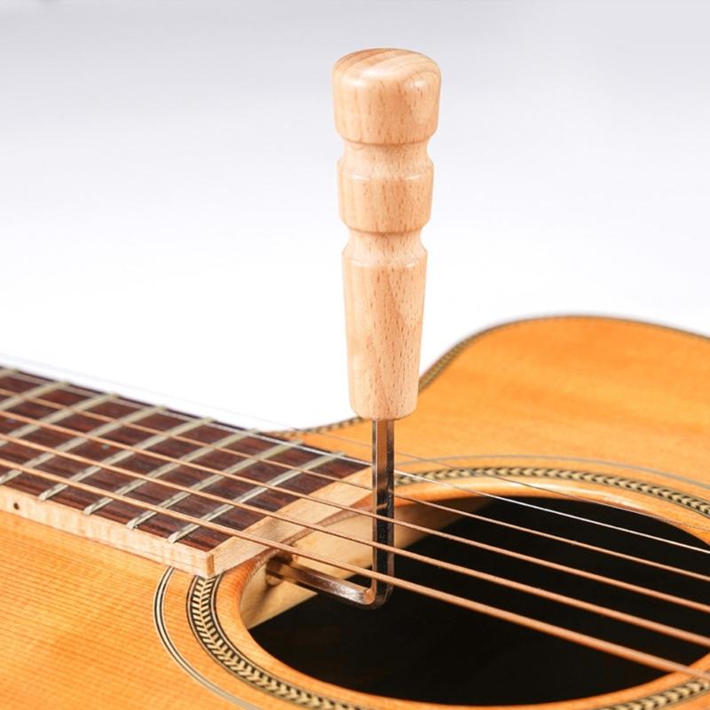 Light Weight Guitar Adjustment Wrench With Nonslip Wood Grip Guitar Maintenance Tool For Quick String Adjustments