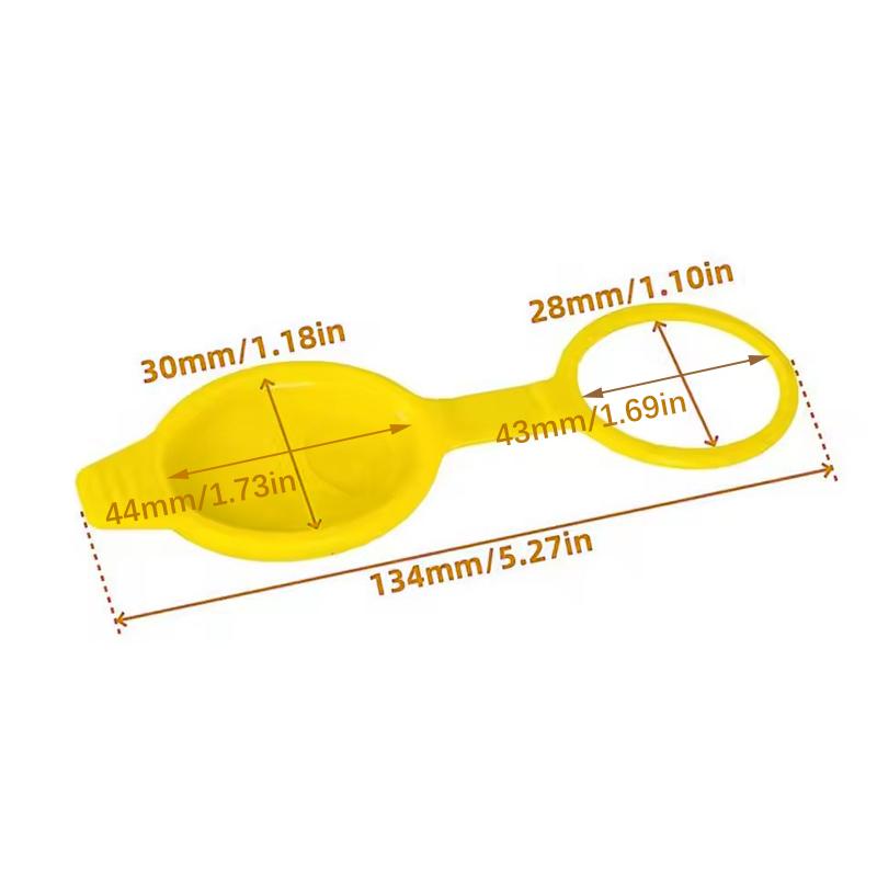 1Pc Yellow Car Windshield Wiper Washer Fluid Reservoir Cap 13118170 For Opel Astra H Classic Hatchback 2006-2014 Car Accessories
