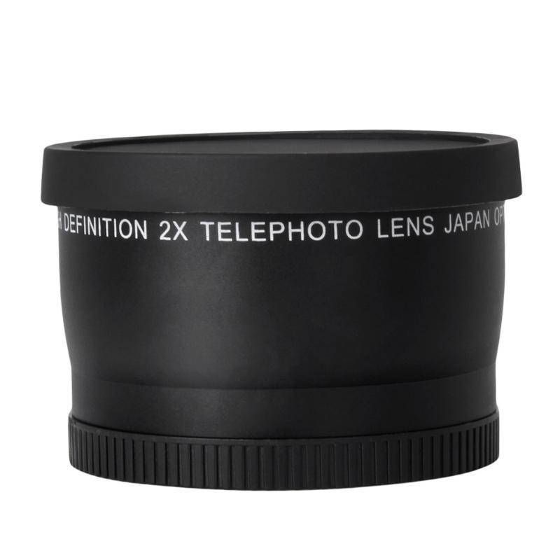 Téléconvertisseur 2x Pour Objectif 58mm - Grossissement 2 Fois, Filetage Avant 62mm Pour Filtres - HD Pour Paysages Lointains - 6