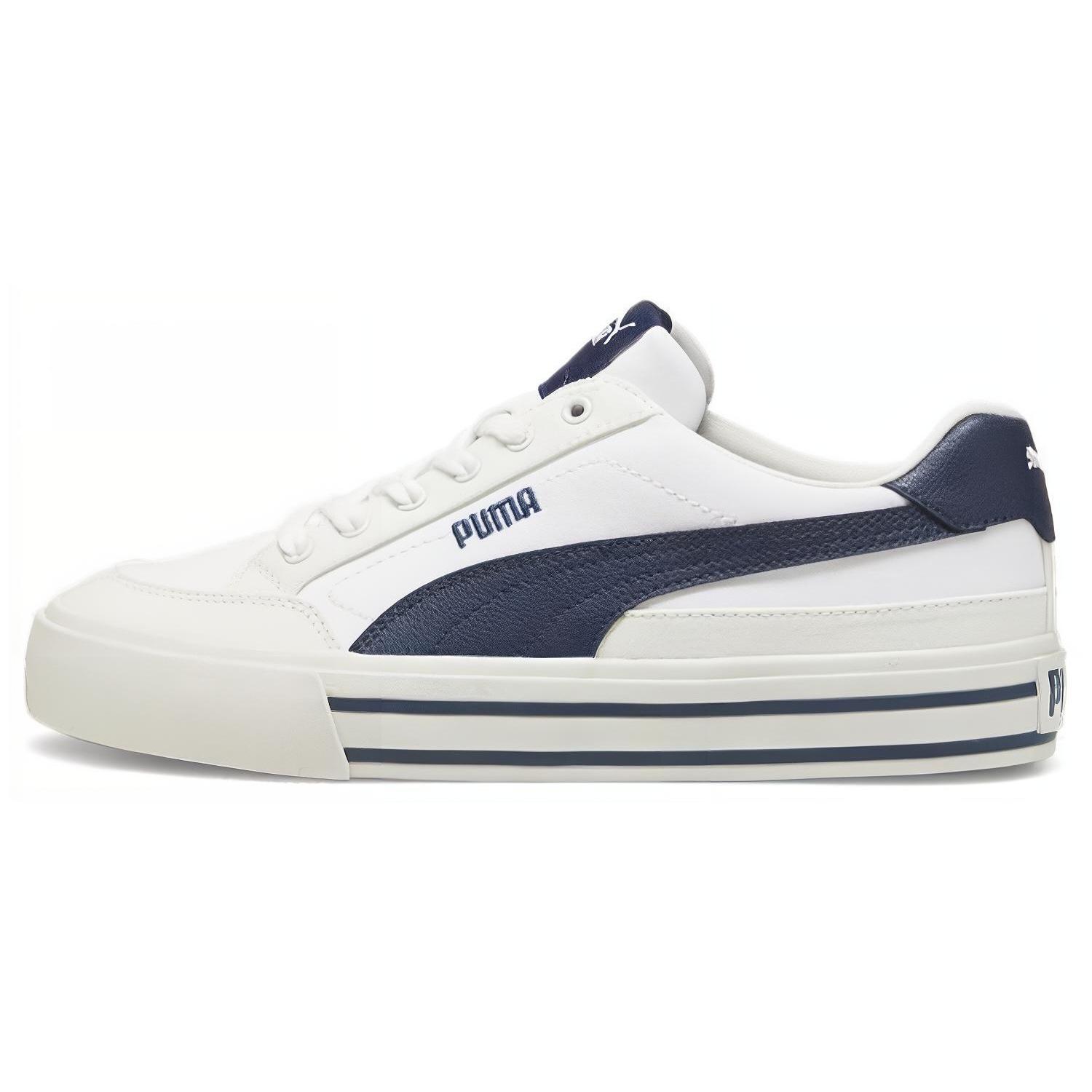 PUMA Court Classic Vulc  White Black  Unisex 396353-04 EU 44