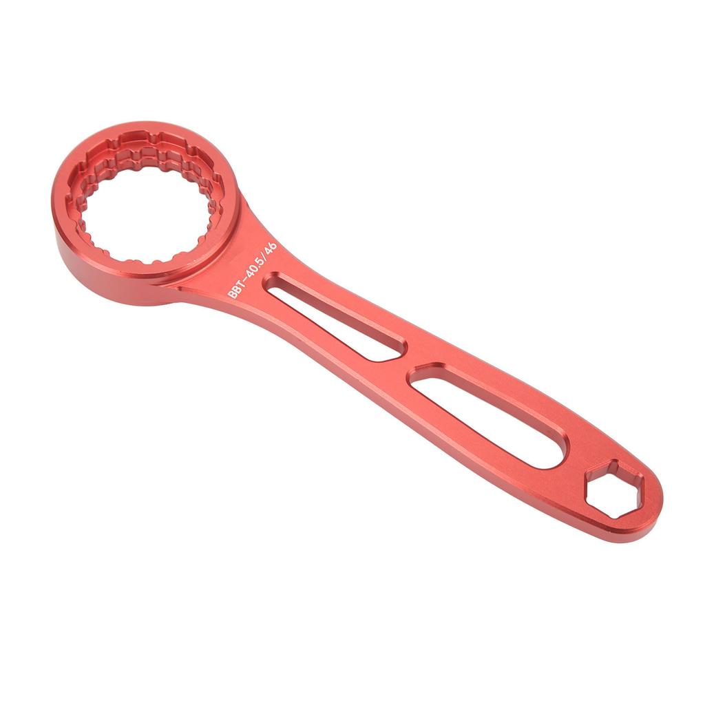 Fahrrad Tretlager Schlüssel Aluminiumlegierung Universal Hohl Fahrrad Tretlager Schraubenschlüssel für Reparatur Rot
