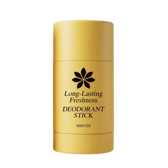 Natural Deodorant for Men & Women, Deodorant Cream for Sensitive Skin, Freshness Natural Plant Extracts Rotating Stick Design Portable Deodorant 30g