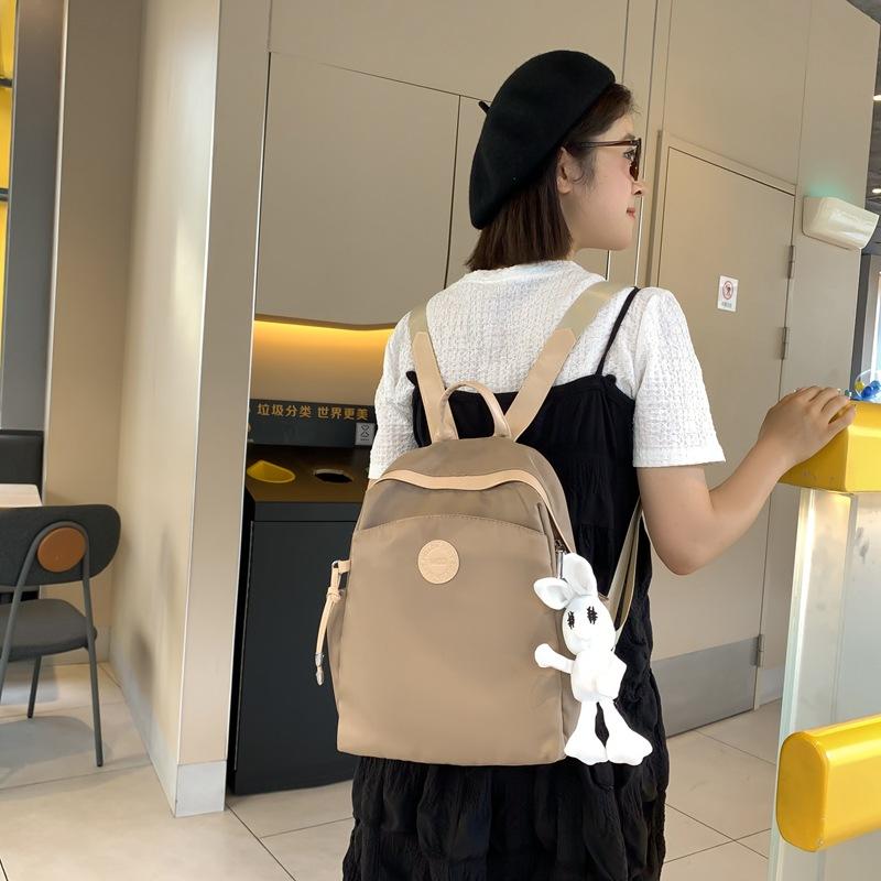 Schoolbag1011 Summer New Small Backpack Women's Waterproof, Lightweight and Fashionable Versatile Mommy Bag Going Out Shopping Small Schoolbag