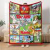 Warner (10) Customize Your Name Blanket Throw Customizable Blanket Soft & Cozy for Living Room Couch Sofa Home Decor Four Seasons Multipurpose