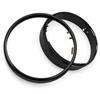 Headlamp Rim Set Compatible with Royal Enfield Classic 350 Bullet | Black Headlight Bezel Ring Trim | Front Headlamp Outer Rim Replacement