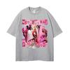 Hip Hop Queen Nicki Minaj Pink Friday Pattern Tshirt for Womens Aesthetic Fashion Tshirt Round Neck Tshirt